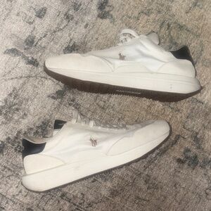 Polo Ralph Lauren White and Black Sneakers